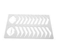 HONMEET Stainless Steel Eyebrow Shaping Tool Practice Template for Precise Brow Styling Suitable for Beginners and Professionals Salon Use