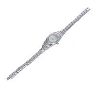 HONMEET Sterling Silver Featuring with Comfortable Wearing Feeling a Stylish Diamond Bracelet Watch Design and Practical Zinc Alloy Material Ladies Watches for Banquet and Wedding