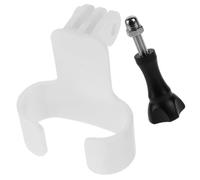 HONMEET Sturdy White Dive Camera Mount with Wear-resistant and Stainless Steel Compatible with Camera Models Dive Goggles Accessories for Underwater Photography