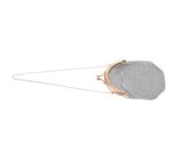 HONMEET Victorian Style Metal Mesh Coin Purse for Women Lightweight Compact Retro Change Pouch with Classic Kiss Lock Clasp and Chain Suitable for Weddings and Themed Events