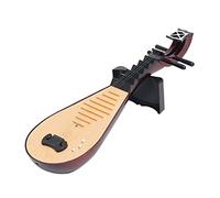 HONMEET Vintage Chinese Lute Prop Banjo Photo Prop with High Simulation Plastic Material, Lightweight and Delicate Design, for Ancient Style Photos and Home Decoration