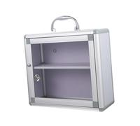 HONMEET Wall-Mounted Locking Medicine Case Household Storage Box Large Capacity Organizer for Home and Community Use