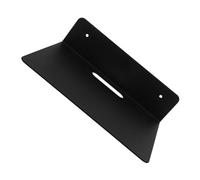 HONMEET Wall-mounted Projector Shelf and Router Wall Mount Rack Medium Size Black No-drill Installation Space-saving Holder for Home Office Electronics Storage