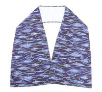 HONMEET Washable Adult Dining Bib Scarf for Men and Women Polyester Comfortable Clothing Protector Elegant Stain-resistant Elderly Bib for Meal and Restaurant Use Stylish Dignity Apron