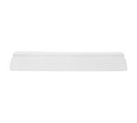 HONMEET White Plastic Stairgate Stopper Accessory with Non-Slip Doorway Ramp, Fence Hardware for Dogs and Stairway