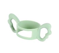 HONMEET Wide Neck Silicone Bottle Handle Ergonomic Nursing Feeder Grip Soft Food-Grade Silicone for Easy Holding and Twist Resistance Green