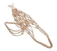 HONMEET Wine Bottle Carrier Net Bag Handwoven Jute with Convenient Transport and Versatile Design Wine Jar Mesh Holder Suitable for Travel and Different Occasions
