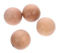HONMEET Wood Ball Cabinet Knobs Wooden Ball Shape 1.5 Inch 4 Pcs