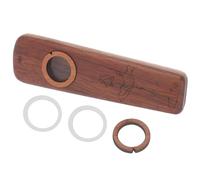 HONMEET Wooden Kazoo Musical Instrument Easy to Learn Kazoo for Guitar and Ukulele, Portable with Strong Resonance and Simple Structure for All-age Music Lovers and Beginners