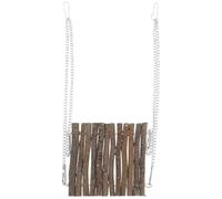 HONMEET Wooden Reptile Swing Hanging Design and Natural Material, Lizard Hammock to Expand Living Space for Lizards and Pet Snakes, Reptile Pets Hanging Bed and Gecko Hammock