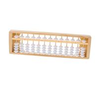 HONMEET Wooden Student Abacus Arithmetic Counting Frame Educational Math Tool for Mental Calculation and Memory Development Random Color