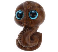 HONMEET Wooden Zodiac Snake Pendant Keychain with Artistic Elegance and Elegant Texture, Decorative Versatile Accessory for Living Room or Office, Year the Snake Memento Gift