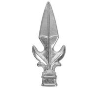 HONMEET Wrought Iron Fence Finial Pointed Topper Decorative Gate Post Cap Outdoor Garden Yard Fence Topper Finials for Railings and Posts