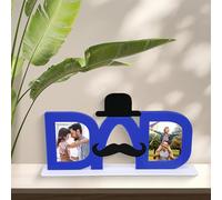 HONMOK Dad Gift: Acrylic Tabletop Photo Frame, 3 x 4 Inches