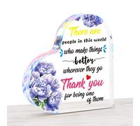 HONMOK Thank You Gifts for Teachers from Students, Teacher Appreciation Gifts, Thank You Heart Piece Plaque for Women Men Teacher Colleagues Coworker Employees Nurses Gifts & Presents