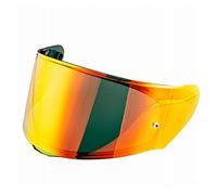 HONNR Motorcycle Visors Shield, Compatible With L-S-2 Visors Compatible With FF320 Stream FF353 Rapid FF328 FF800 Motorcycle Helmet Original Replace Extra Lens Black Iridium Silver(Chrome Red)