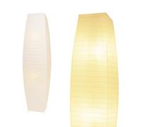 HonoDing Paper Lamp for Living Room with White Paper Lid Foot Switch - Ideal as Papers Floor Lamp for Living Room Bedroom Decoration