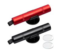 Honoflux 2Pcs 2 in 1 Car Window Breaker, Car Safety-Hammer Emergency Escape Tool with Seatbelt Cutter, Lightweight Portable Car-Escape Tool for Breaking Car-Window Glass, Red and Black