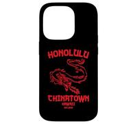 Honolulu Chinatown Hawaii Vintage Beach Skyline Island 808 Case for iPhone 14 Pro