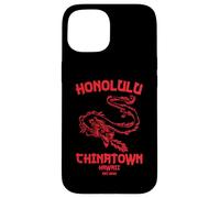 Honolulu Chinatown Hawaii Vintage Beach Skyline Island 808 Case for iPhone 15