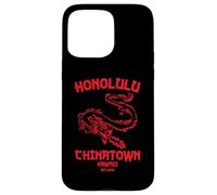 Honolulu Chinatown Hawaii Vintage Beach Skyline Island 808 Case for iPhone 15 Pro Max