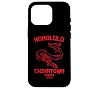 Honolulu Chinatown Hawaii Vintage Beach Skyline Island 808 Case for iPhone 16 Pro