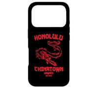 Honolulu Chinatown Hawaii Vintage Beach Skyline Island 808 Case for iPhone 17 Pro