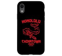 Honolulu Chinatown Hawaii Vintage Beach Skyline Island 808 Case for iPhone XR