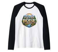 Honolulu Hawaii Souvenir City State Capital Memorabilia Raglan Baseball Tee
