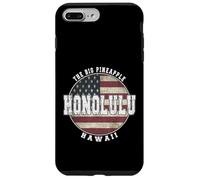 Honolulu Hawaii, Vintage American flag Case for iPhone 7 Plus/8 Plus