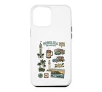 Honolulu Waikiki District Aloha City Hawaii Tropical Travel Case for iPhone 12 Pro Max