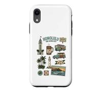 Honolulu Waikiki District Aloha City Hawaii Tropical Travel Case for iPhone XR