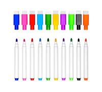 Hononwii Whiteboard Markers, 10 Piecs Magnetic Whiteboard Pens and Eraser set, 10 Colour Whiteboard Pen Dry Erase Marker