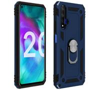 Honor 20 /Huawei Nova 5T Case Bi-Material Rigid Magnetic Ring Stand Dark Blue