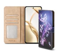 (Honor 200, Butterfly) For Honor 200 Lite Pro Leather Book Flip Wallet Case