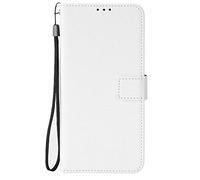 Honor 200 Lite 5G Case, Glitter Leather Case for Honor 200 Lite Phone Case, Shockproof Flip Folio Book Wallet Purse Cases with Card Holder Stand Protector Cover for Honor 200 Lite 5G White