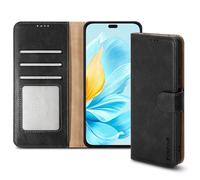 (Honor 200 Lite, Black) For Honor 200 Lite Pro Leather Book Flip Wallet Case