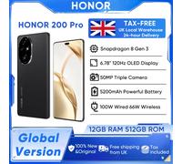 HONOR 200 Pro Global Version Snapdragon 8s Gen 3 5G Smartphone 6.78'' 120Hz AMOLED Display Support HONOR 100W SuperCharge Ocean Cyan