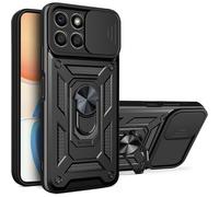 (Honor 200 Smart, Black) For Honor 200 Smart Shockproof Case with Camera Lens Protection