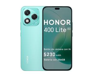 Honor 400 Lite 5G - Smartphone 8GB+256GB, Dual SIM NFC, 108MP Button with AI, 6.7 Inches, AMOLED Display with View Protection, 5230 mAh Battery, IP65&SGS, MagicOS 9.0, Marrs Green