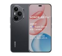 HONOR 400 Pro Unlocked 5G Smartphone, 200MP AI Super Zoom Camera,6.7 inch,12GB+512GB,5000nits Ultra Bright Display,IP69 Water Resistance,Dual SIM,Android 15,Midnight Black