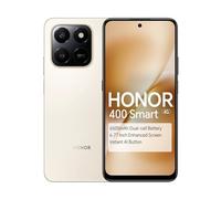 HONOR 400 Smart 4G Mobile Phone, 6.77" 120Hz Display, 6500mAh Battery 35W SuperCharge, 108MP Ultra Clear AI Camera, IP54 Water/Dust Resistant, NFC, Android 15 (Desert Gold, 128, GB, GB, 6)