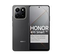HONOR 400 Smart 4G Mobile Phone, 6.77" 120Hz Display, 6500mAh Battery 35W SuperCharge, 108MP Ultra Clear AI Camera, IP54 Water/Dust Resistant, NFC, Android 15 (Velvet Black, 128, GB, GB, 6)