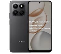 HONOR 400 Smart,5G Unlocked Mobile Phones,6.77-Inch 120Hz Eye Comfort Display,6350mAh Battery,50MP Ultra-clear Camera,Instant AI Button,4GB+128GB,5-star Drop Resistance,Dual SIM, Android 15,Black