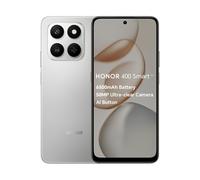HONOR 400 Smart,5G Unlocked Mobile Phones,6.77-Inch 120Hz Eye Comfort Display,6350mAh Battery,50MP Ultra-clear Camera,Instant AI Button,4GB+128GB,5-star Drop Resistance,Dual SIM, Android 15,Silver