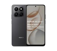 HONOR 400 Smart,5G Unlocked Mobile Phones,6.77-Inch 120Hz Eye Comfort Display,6350mAh Battery,50MP Ultra-clear Camera,Instant AI Button,4GB+256GB,5-star Drop Resistance,Dual SIM, Android 15,Black