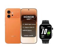 HONOR 600 5G | 8GB | 256GB Smartphone | AMOLED CHOICE Watch Bundle | 6.57" AMOLED | Snapdragon 7 Gen 4 | 5G | Dual SIM | 1.85" AMOLED watch | 60Hz | InfoWear 2i | MagicOS | Black | Bluetooth