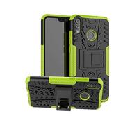 Honor 8X Case, Claelech Dual Layer Shockproof Protective Case with Kickstand Bracket Heavy Duty Hybrid Cover for Huawei Honor 8X (Green)