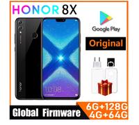Honor 8X Dual SIM, 64 GB storage, 20 MP Dual Camera and 6.5 Inch Full View Display, UK Official Device - Black