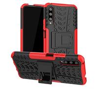 Honor 9X Case, Claelech Dual Layer Shockproof Protective Case with Kickstand Bracket Heavy Duty Hybrid Cover for Huawei Honor 9X / Huawei P Smart Z (Red)
